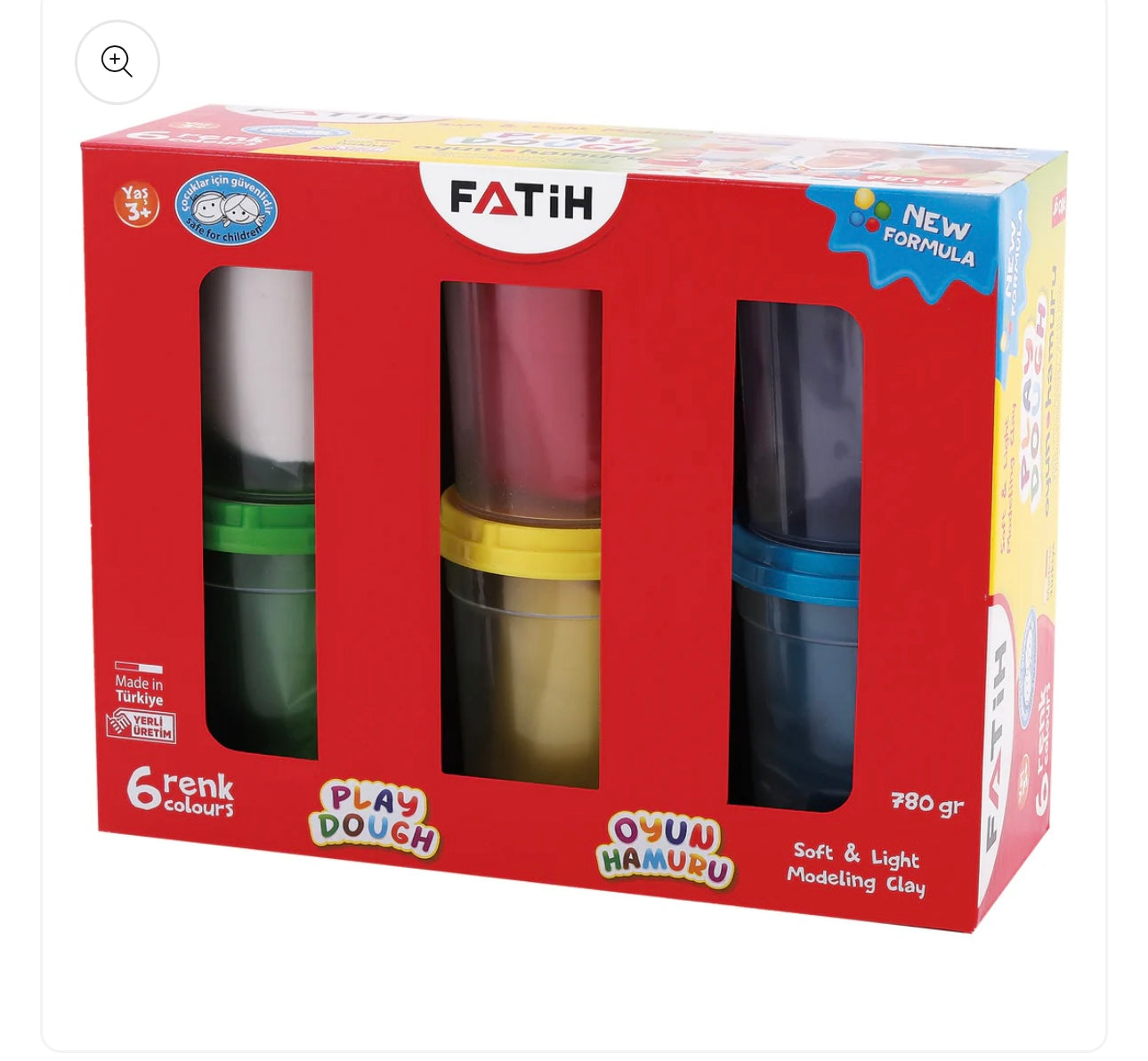 პლასტელინი FATiH 6ფერი