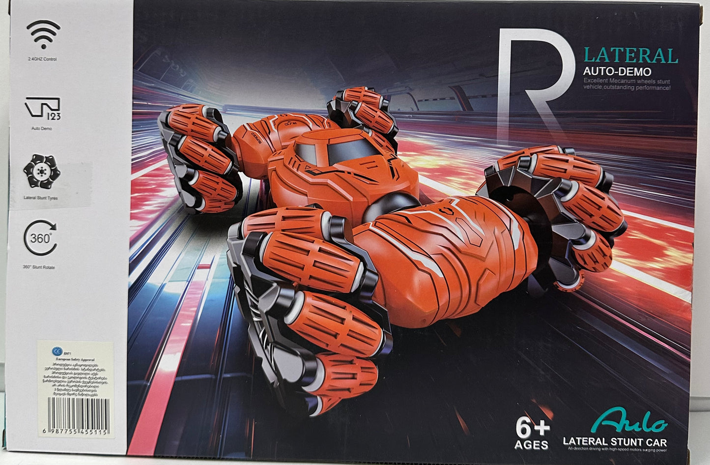 დისტანციური მართვის სპორტული მანქანა ხელის სამაჯურით მართვადი