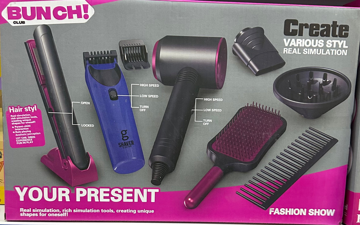 თმის ფენი+უთო ელექტრო