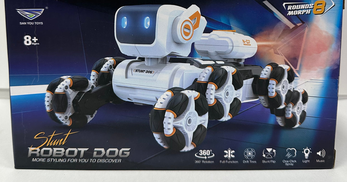 დისტანციური მართვის რობოტი იმართება როგორც ხელის სამაჯურით ასევე პულტით