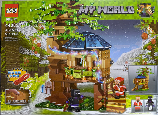 ლეგო მაინქრაფთის 537+ ნაწილიანი