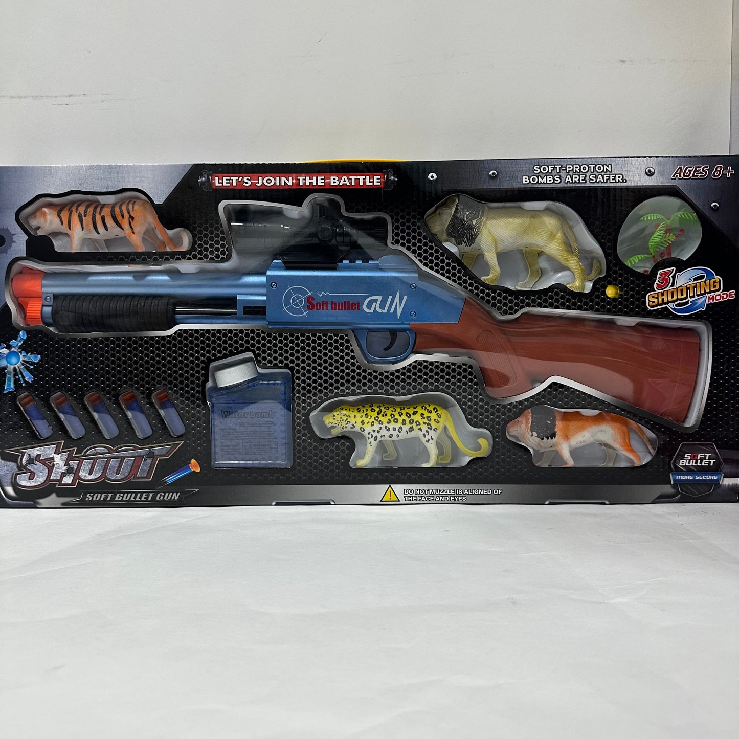 თოფი წყლის და რბილი ტყვიებით