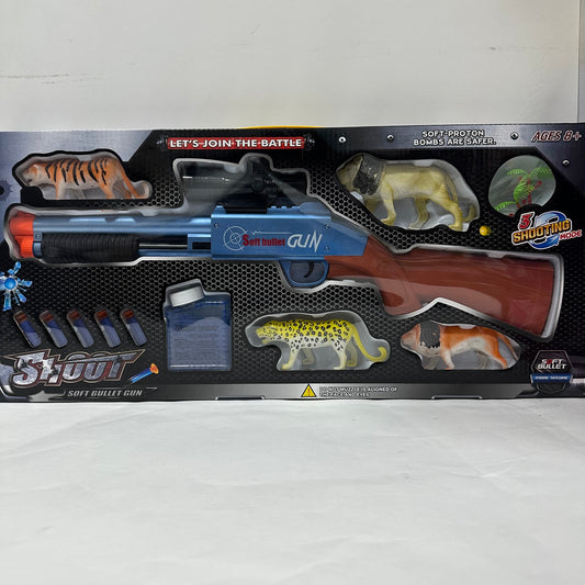 თოფი წყლის და რბილი ტყვიებით