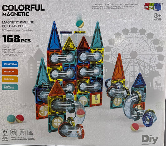 მაგნიტური კუბები 168 ნაწილიანი