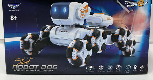 დისტანციური მართვის რობოტი იმართება როგორც ხელის სამაჯურით ასევე პულტით