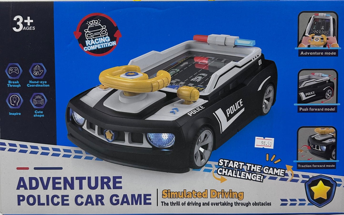 მანქანა ტრასა პოლიციის იტენება usb კაბელით