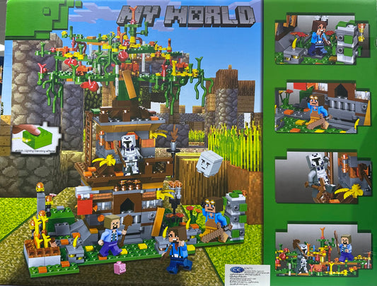 ლეგო მაინქრაფთის 853+ ნაწილიანი