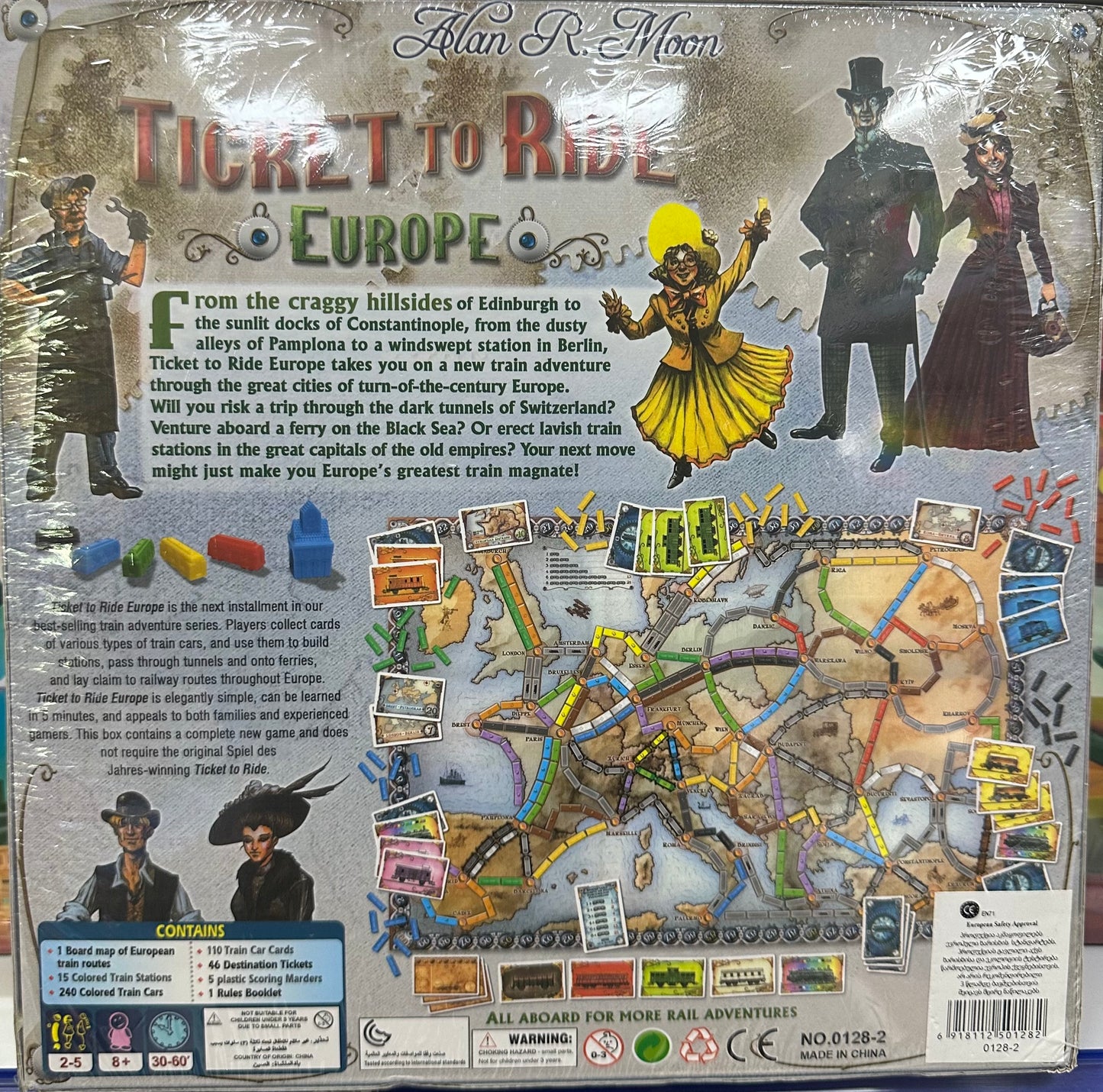 სამაგიდო თამაში TiCket To Ride Europe