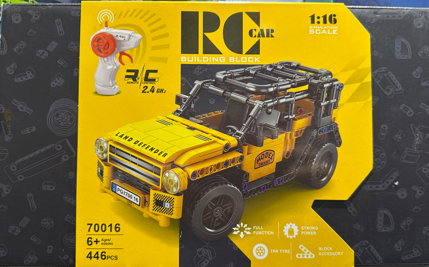 ლეგო პულტით მართვადი 448 ნაწილიანი